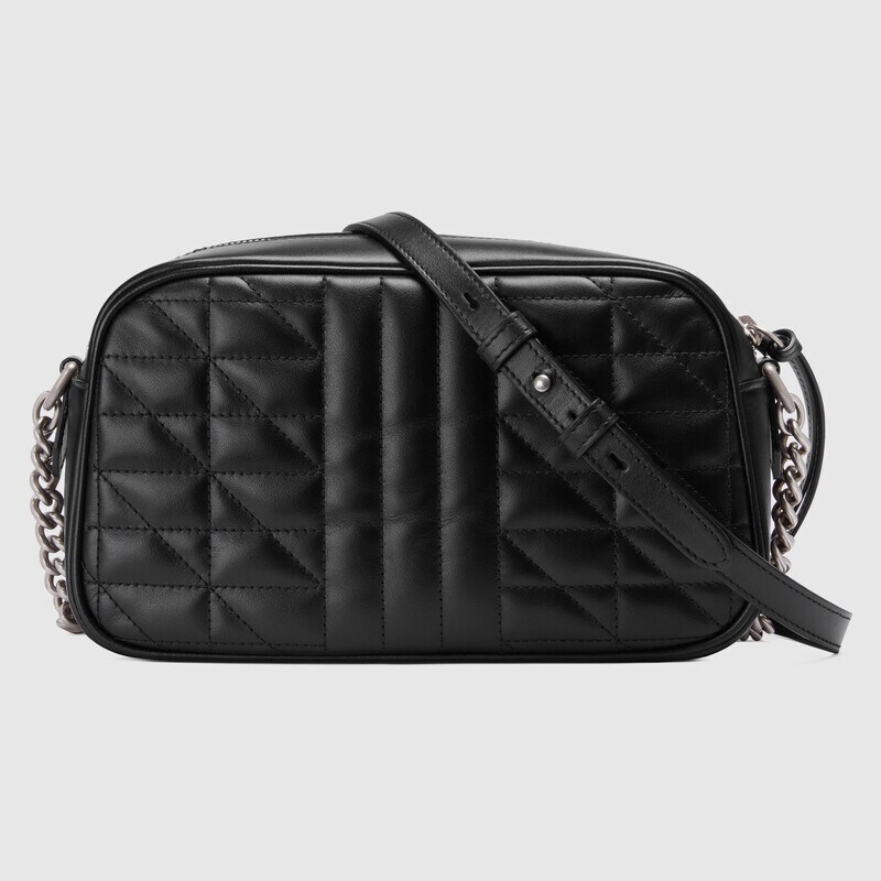 Gucci GG Marmont Small Matelasse Shoulder Bag 447632 Black